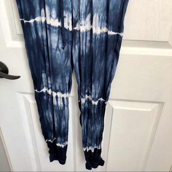 NWT - Young, Fabulous & Broke Jumpsuit Tie Dye Navy - Picture 7 of 12